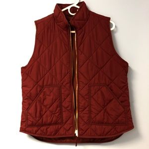 JCREW Maroon Vest